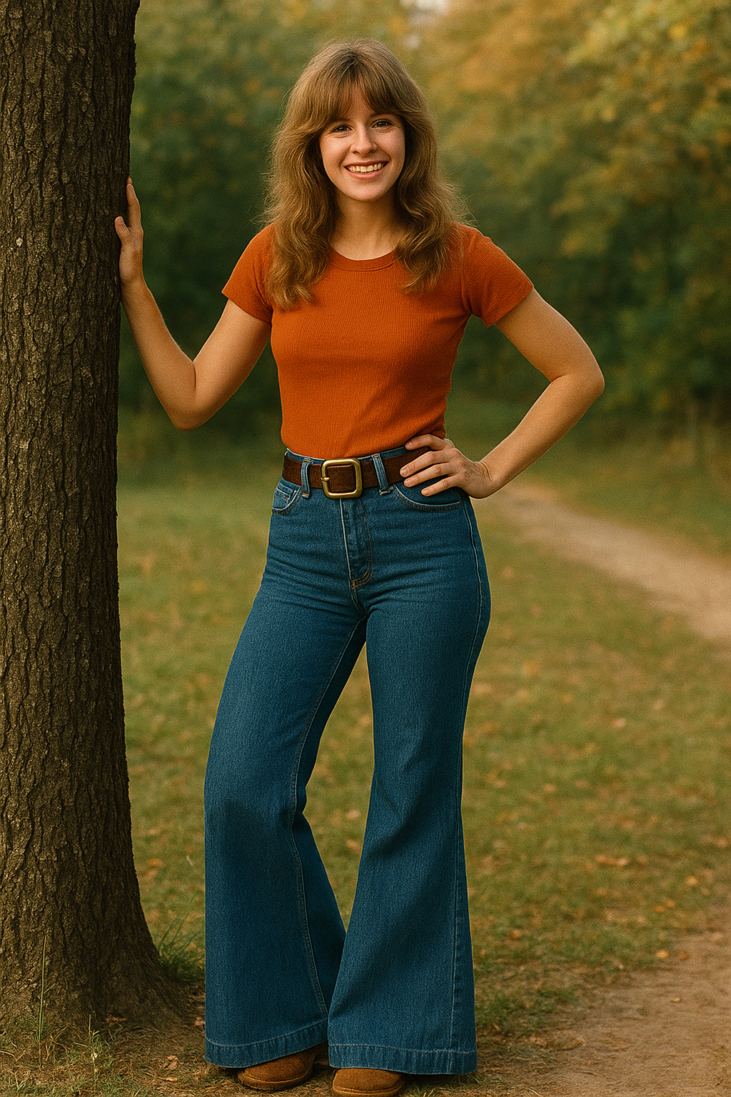 Bell-Bottom Pants